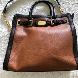 Gorgeous Camel and Black Michael Kors Bag